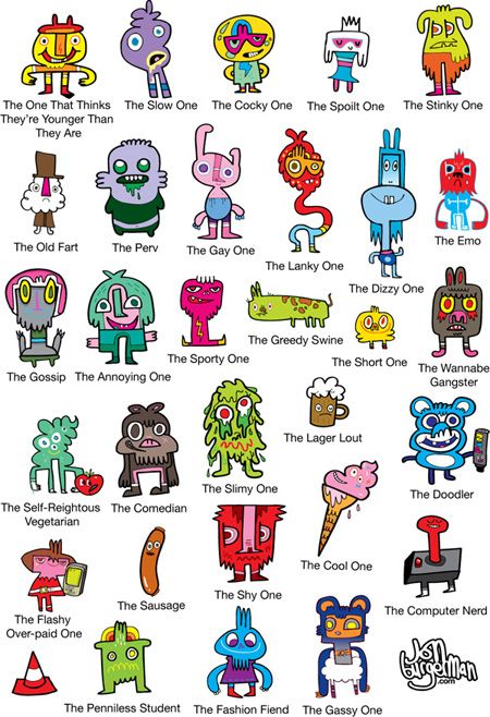 Character drawing Ks3 Art, Jon Burgerman, Mathematics Art, Doodle Characters, Graffiti Doodles, Cartoon Monsters, Found Object Art, Graffiti Characters, Sketch Inspiration