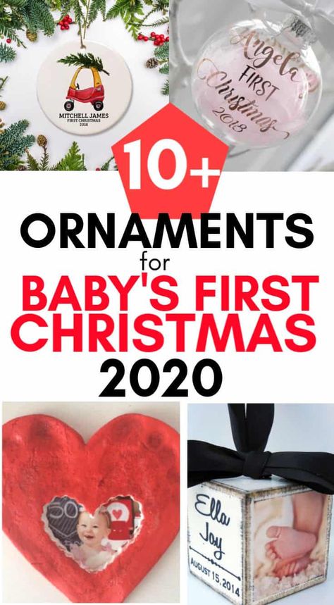 Baby's First Christmas Ornament top picks for 2019! Here are the best Christmas tree ornaments to start your holiday tradition with a new baby. From Hallmark Christmas ornaments to DIY handprint Christmas ornaments, this list has them all! Handprint Christmas Ornaments, Best Christmas Tree, Baby's 1st Christmas Ornament, Handprint Christmas, Christmas Eve Traditions, Baby Christmas Ornaments, Hallmark Christmas Ornaments, Baby's First Christmas Ornament, Stocking Ornament