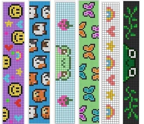 Embroidery Things, Bead Looming, Easy Perler Beads Ideas, Hamma Beads, Bead Loom Designs, Diy Perler Bead Crafts, Diy Friendship Bracelets Patterns, Diy Perler Beads, Cross Stitch Bookmarks