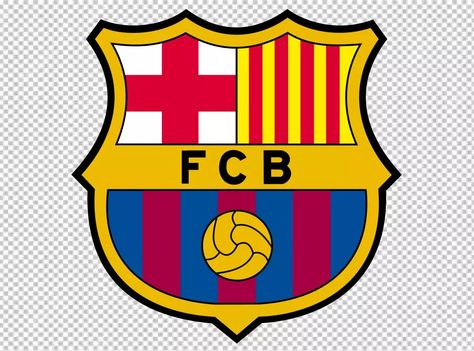 Barcelona Logo Png, Logo Barcelona, Fc Barcelona Logo, Barcelona Logo, Football Club Logo, Spanish Football, Football Illustration, Barcelona Team, Soccer Logo