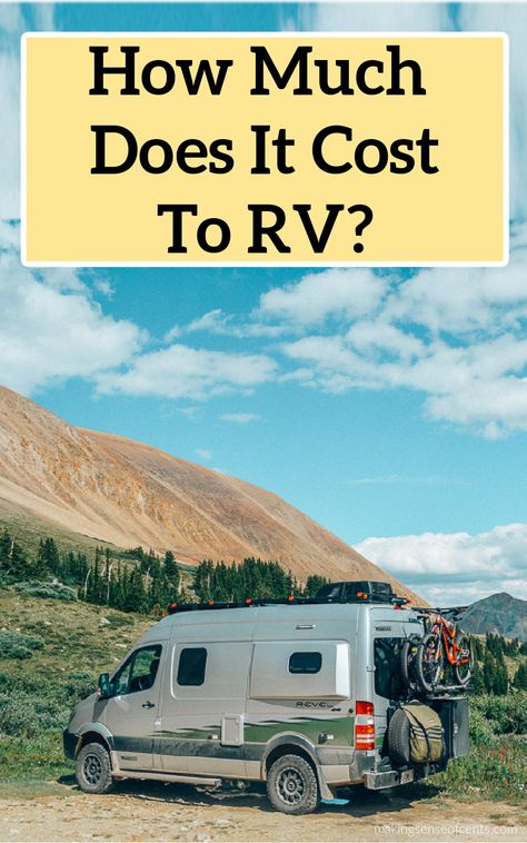 How Much Does It Cost To RV? #howmuchdoesitcosttorv #rvlife #vanlife Cheap Rv Living, Cheap Rv, Class C Rv, Rv Tips, Buying An Rv, Solo Travel Tips, Rv Living Full Time, Road Trip Destinations, Camper Living