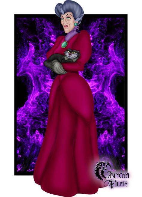 Disney Villains: Lady Tremaine by Grincha Eleanor Audley, Wicked Stepmother, Lady Tremaine, Cinderella Art, Evil Stepmother, Evil Disney, Disney Princess Dresses, Step Mother, Evil Queen