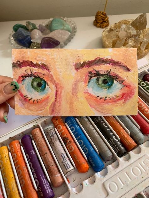 Random Drawings, Oil Pastel Art, Oil Pastel Drawings, Piece Of Paper, Crayon Art, Arte Inspo, Art Inspiration Painting, Pastel Drawing, Painting Art Projects