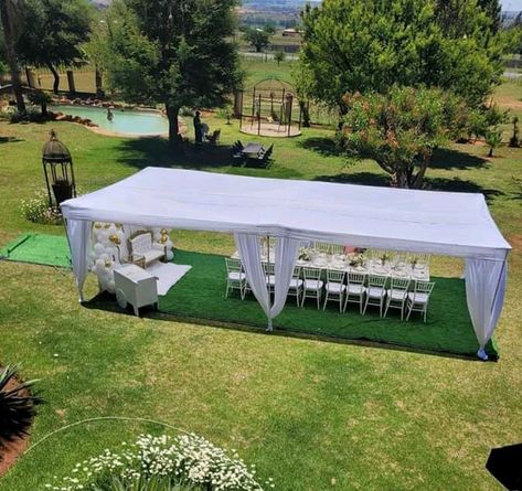 Kwena Maribane Lodge, Bronkhorstspruit. Decor done by Citrus Events. Cabana Tent Decor, Cabana Tent, Birthday Decors, Wedding Tent Decorations, Backyard Wedding Decorations, Marketing Project, Floral Wedding Sign, Small Tent, Printable Wall Collage