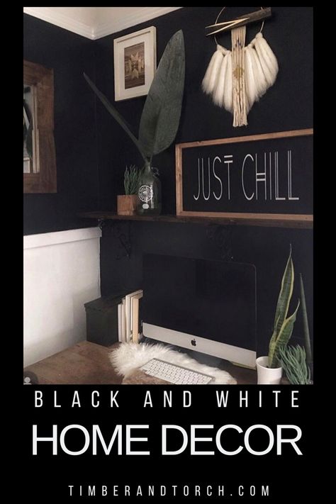 Modern Bohemian Home, Black And White Home, Scandi Boho, Black Room, Boho House, Boho Room, White Home, Boho Living Room, Dream Catchers