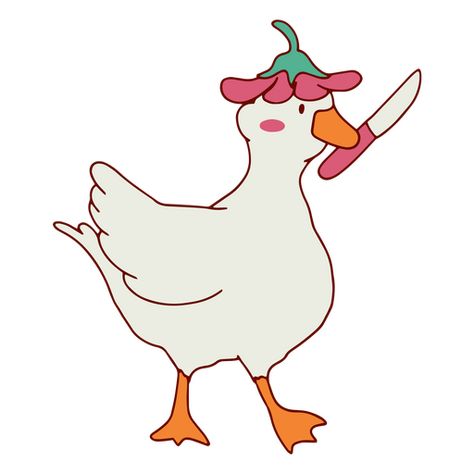 Goose holding a knife PNG Design Goose Holding A Knife, Animals With Knives, Chicken With Knife, Knife Png, Holding Knife, Peace Was Never An Option, Holding A Knife, Simple Wall Art, Easy Wall