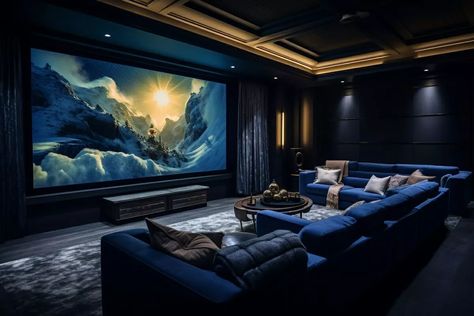 8 Home Theater Ideas for Ultimate Movie Viewing - Decorilla House Movie Theater Ideas, House Movie Theater, Movie Theater Ideas, Theatre Wallpaper, Home Theatre Design, Home Theater Ideas, Home Theater Lighting, Small Home Theaters, House Movie