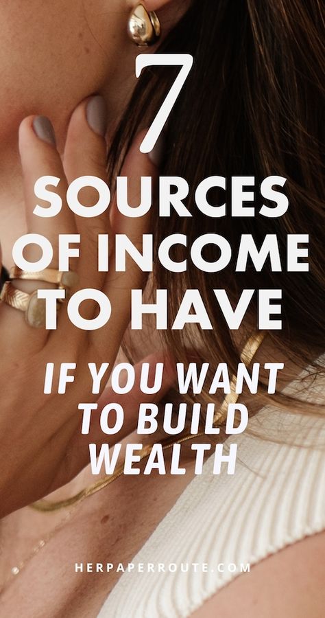 Are you looking for every way possible to build wealth? You know that rich people tend to have multiple streams of income, and 7 is a great number of sources to have. But what are the 7 very best sources of income, and how can you get started with adding them to your earnings? Each person should try to have several income streams if their goal is to build wealth. These 7 types are recommended 5 Streams Of Income, 7 Streams Of Income, How To Manage Money, Finance Planning, Quotes Manifesting, Financial Literacy Lessons, Wealth Planning, Track Expenses, Sources Of Income