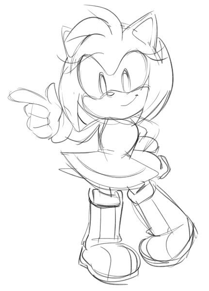 How To Draw Shadow, Shadow And Rouge, How To Draw Sonic, Rose Sketch, Rose Drawing, Hedgehog Art, Sonic Fan Art, Amy Rose, Sketch Inspiration