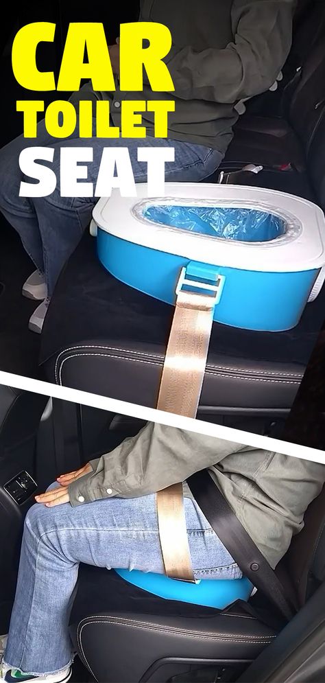 No more Bathroom Stops with the Portable Car Toilet! Overall, the Portable Car Toilet is an excellent investment for anyone who spends a lot of time on the road or wants to avoid public restrooms. Read More ➡ https://bit.ly/CarToilet #productdesign #car #camping #toilet Car Toilet Travel, Mini Camper Van Toilet, Diy Portable Toilet For Car, Car Bathroom Ideas, Portable Toilet Ideas, Camping Bathroom Hacks, Camping Toilet Ideas, Diy Portable Toilet, Camping Toilet Tent