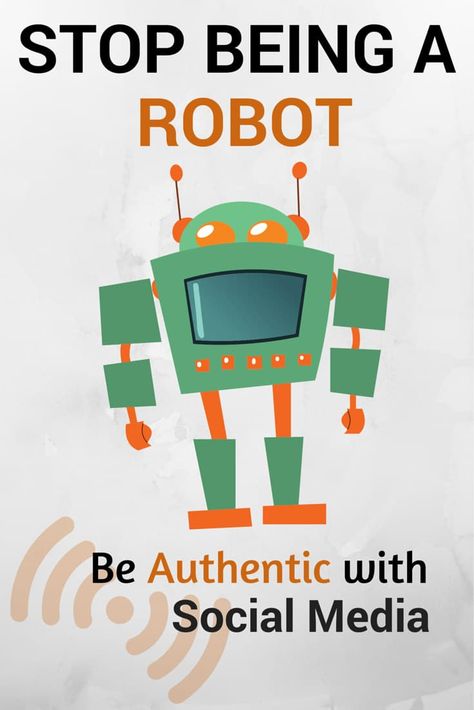 Stop being a Robot! Be Authentic with Responsible Social Media. How honest can you be online? How honest should you be? Is transparency a good thing? How about authenticity? Is honesty and transparency the same thing? How do these come into play when you are marketing your business? I discussed these very topics with the wonderful Ralph and Carol Lynn Rivera . #socialmediatips Responsible Use Of Social Media Poster, Blogging Ideas, Be Authentic, Social Media Poster, Online Business Marketing, Pinterest Ads, A Robot, Poster Ideas, Anime Pictures