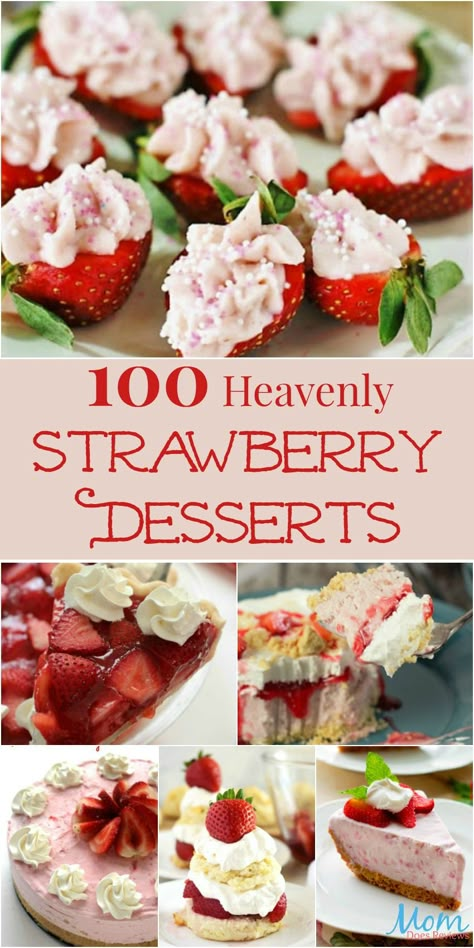 100 Heavenly Strawberry Desserts You Have to Try Dessert Oreo, Strawberry Dessert Recipes, Oreo Dessert, Strawberry Desserts, Delicious Fruit, Strawberry Recipes, Eat Dessert, Mini Desserts, Fruit Recipes