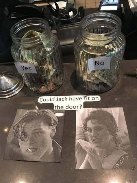 Tip Jars Ideas, Funny Tip Jars, Cafe Library, Bookstore Ideas, Jars Ideas, Tip Jars, Fundraiser Ideas, Book Cafe, Fundraising Ideas