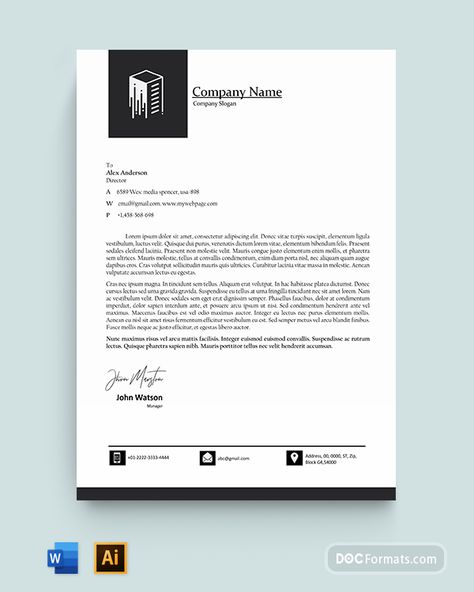 Download free Black Construction Letterhead Template in Microsoft Word (DOC), Adobe Photoshop (PSD), Corel Draw, Adobe Illustrator (AI) Format. Easily Editable & Printable. Simple Letter Head Design, Hotel Letterhead Design, Construction Letterhead Design, Free Letterhead Templates, Company Letterhead, Branding Inspo, Letterhead Template, Letterhead Design, Company Slogans