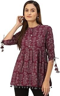 Amazon.in: Womens Wear Tops Western Tops For Women, Tops For Women Stylish, Short Kurti Designs, Stylish Tops For Girls, Indian Tops, A Line Kurti, Indian Tunic, Tunic Designs, Hippie Dresses