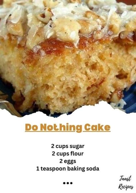 Mama's Yammy recipes Nothing Cake Recipe, Pineapple Pound Cake, Do Nothing Cake, Warm Cake, Do Nothing, Crushed Pineapple, Coconut Cake, Recipe Details, Cake Ingredients