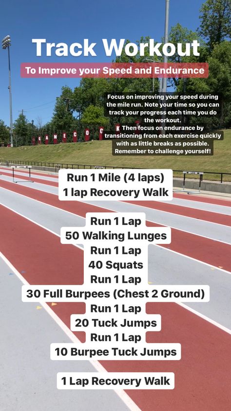 Designed to improve speed and endurance Improve Running Endurance, Impossible Mile Workout, Running Endurance Training, Improve Running Speed, Track Workout Training, Running Endurance, Running Workout Plan, Runners Workout, Speed Workout