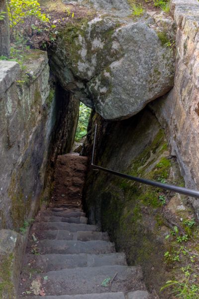 Allegheny National Forest Pennsylvania, Pennsylvania Hiking, Hickory Run State Park Pennsylvania, Traveling America, Physical Traits, Rock Steps, Allegheny National Forest, Staircase Designs, Petrified Forest National Park