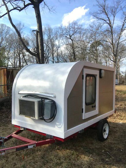 Simple Teardrop Camper : 5 Steps (with Pictures) Small Camper Interior Ideas, Micro Camper Diy, Camper Interior Ideas, Small Travel Trailer Remodel, Small Camper Interior, Small Travel Trailer, Diy Teardrop Trailer, Teardrop Camper Plans, Homemade Camper