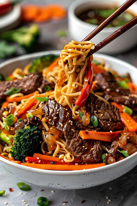 Beef Teriyaki Noodles, Teriyaki Noodles, Beef Teriyaki, Mapo Tofu, Chinese Cooking Recipes, Instant Ramen, Mongolian Beef, Tender Beef, Beef And Noodles