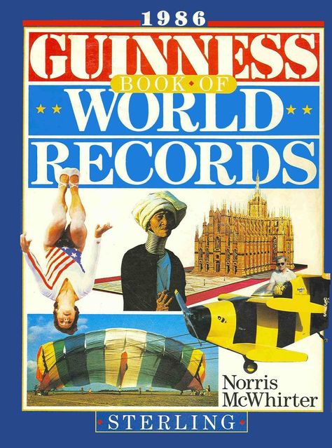 guiness world record 1986 | Dust Cover - Guinness Book of World Records 1986 Guinness Book Of World Records, Guinness Book, Library Lessons, Guinness World Records, Famous Books, World Records, Inspirational Books, Guinness, Book Collection