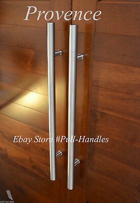 48" Offset Entry Door Pull Handle Cranked 304 Stainless Brushed Satin Finish | eBay Type Of Doors, Glass Panel Doors, Double Door Entrance, Front Door Hardware, Steel Barns, Gate Handles, Contemporary Door, Wood Entry Doors, Contemporary Doors