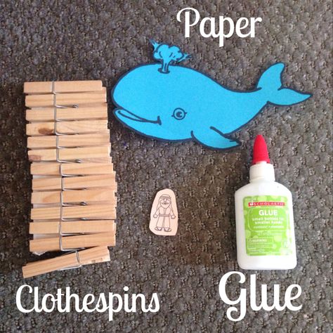 Diy Jonah And The Whale, Easy Jonah And The Whale Craft, Craft For Jonah And The Whale, Jonah And The Big Fish Activities, Preschool Jonah And The Whale Craft, Jonah Preschool Craft, Jonah And The Big Fish Craft Preschool, Jonah And The Fish Craft, Jonah And Whale Craft