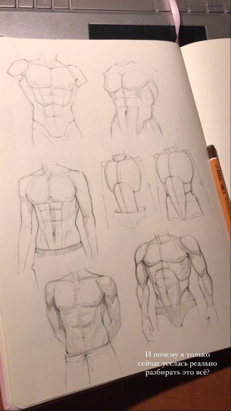 Male Torso Anatomy Drawing, Male Anatomy Drawing Tutorials, Male Body Sketch Tutorial, Male Hands Drawing, Person Base Drawing, Male Anatomy Sketch, How To Draw Male Bodies, Male Torso Drawing, Sketchbook Anatomy