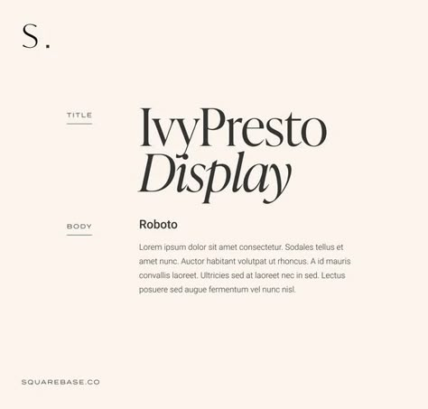 Luxury Font Pairings For Squarespace | Free Premium Font Combinations – Squarebase Templates Luxury Typography Poster, Squarespace Fonts Pairings, Shopify Font Pairings, Luxury Font Pairing, Elegant Font Pairings, Modern Font Pairings, Squarespace Font Pairings, Free Font Pairings, Type Hierarchy