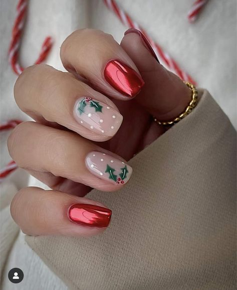 Candy Cane Nails, Red Christmas Nails, Cute Christmas Nails, Easy Nails, Christmas Nails Easy, Christmas Gel Nails, Her Nails, Red Nail Designs, Christmas Nails Acrylic