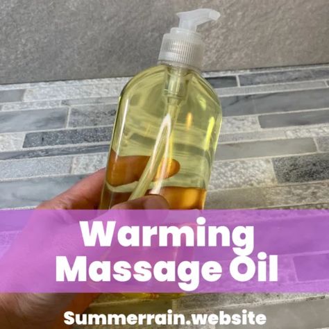 How to Make a DIY Warming Massage Oil with Cinnamon Bark Infusion - Summer Rain Diy Massage Oil Recipes, Massage Oil Recipe, Homemade Massage Oil, Massage Oils Recipe, Diy Massage Oil, Diy Massage, Diy Cinnamon, Essential Oil Perfumes Recipes, Perfume Recipes