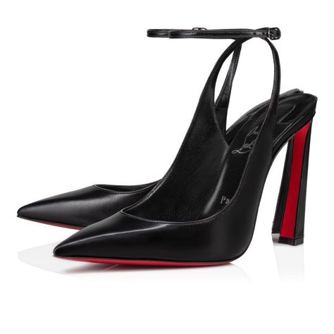 Strappy Pumps, Louboutin Heels, Christian Louboutin Heels, Couture Mode, Designer Pumps, Strap Pumps, Dream Shoes, Office Fashion, Cute Shoes