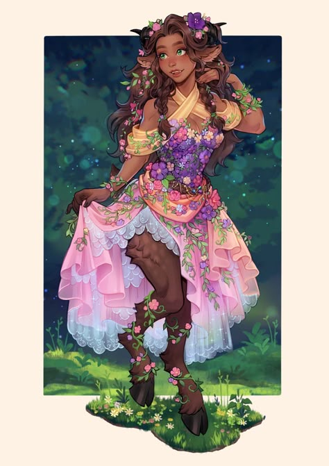 ArtStation - Commission - Lindy Female Centaur, Dnd Druid, Dnd Races, Dnd Character Ideas, Character Design Ideas, Dnd Ideas, Dungeons And Dragons Characters, Dnd Art, Dnd Stuff