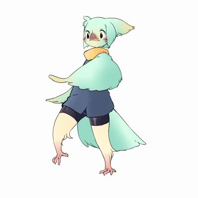 sinDRAWS — ashcozy: Bird girl.   Her name is sierra That... Anime Bird, Bird Character, Walk Cycle, Bird Girl, Animation Sketches, Animation Reference, Animated Drawings, Animation Design, 2d Animation