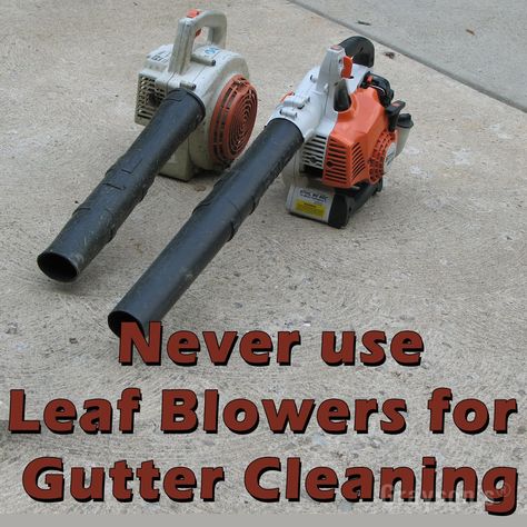 Never use Leaf Blowers for Gutter Cleaning - Grayson's Gutter Cleaning Melbourne Gutter Cleaning Hacks, Gutter Cleaning Tool, Roof Eaves, Gutter Cleaner, Roof Edge, Gutter Cleaning, Diy Leaves, Gutter Guard, Leaf Blowers