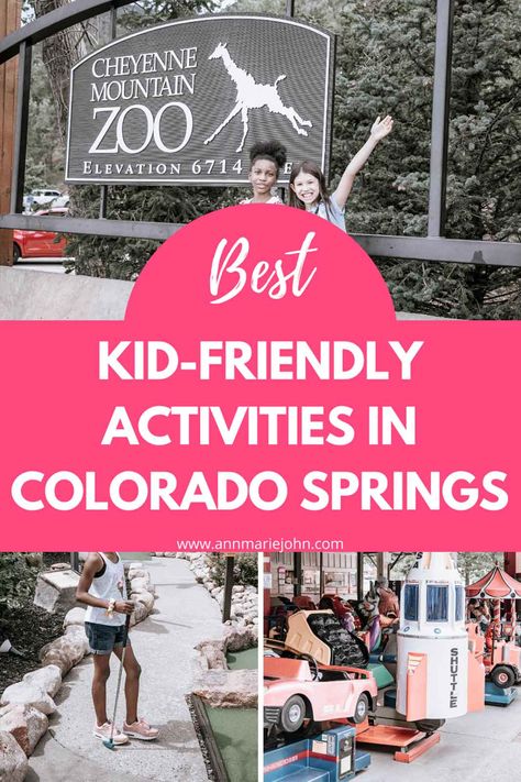 Spring Break Colorado, Best Things To Do In Colorado Springs, Colorado Springs Itinerary, Colorado Family Vacation Summer, Colorado Springs With Kids, Denver With Kids Summer, Colorado Springs Things To Do, Colorado Family Vacation, Manitou Springs Colorado