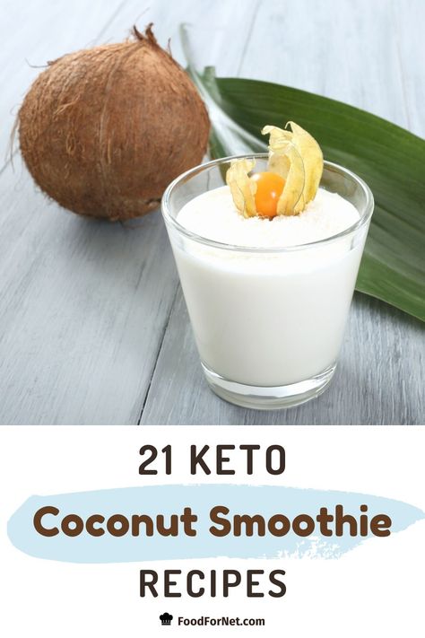 Coconuts are a big part of keto, and so are smoothies! We have gathered up 21 keto friendly coconut smoothie recipes, coconut in one form or another! Try out these yummy treats! ketosmoothies #ketorecipes #coconut #coconutsmoothies #keto Coconut Smoothie Recipes, Coconut Yogurt Smoothie, Coconut Milk Smoothie Recipes, Coconut Water Smoothie, Coconut Smoothie Recipe, Coconut Milk Smoothie, Keto Smoothie, Healthy Nutrition Plan, Keto Smoothie Recipes