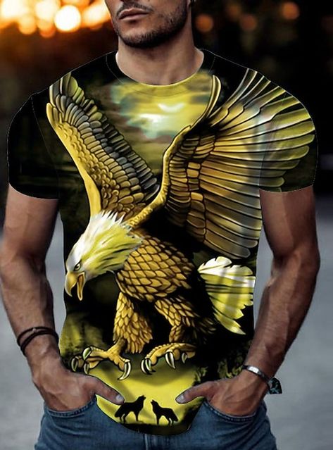 Animal Print T Shirts, Designer Sportswear, Sportswear Fashion, 3d Shirt, Casual Sportswear, Tee Shirt Homme, 3d T Shirts, Samoa, Mens Plus Size