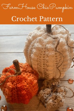 Crocheted Pumpkins, Crochet Fall Decor, Autumn Crochet, Crochet Pumpkins, Bobble Crochet, Diy Knit, Fall Crochet, Fall Crochet Patterns, Rug Patterns