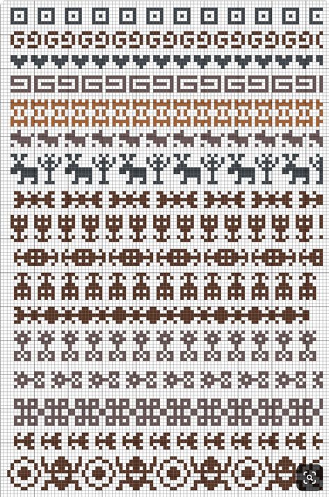 Colorwork Chart Christmas, Simple Fair Isle Chart, Colorwork Knitting Charts, Knitting Motifs, Fairisle Patterns, Punto Fair Isle, Motif Fair Isle, Fair Isle Chart, Colorwork Chart