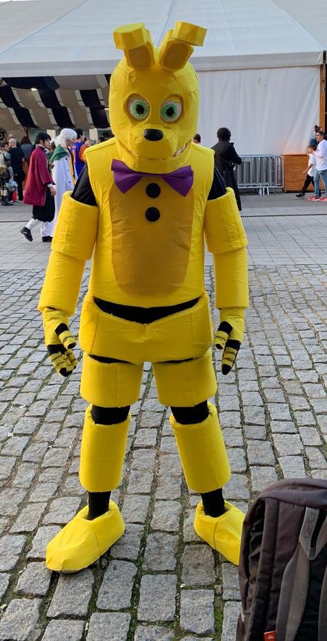 Spring Bonnie Costume, Spring Bonnie Cosplay, Fnaf Costumes, Bonnie Costume, Freddy Costume, Fnaf Cosplays, Cosplay Fnaf, Pikachu Coloring, Fnaf Golden Freddy