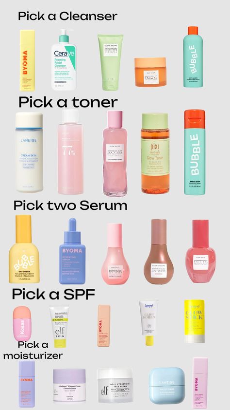 #skincareaesthetic #pinkaesthetic #slayed Face Care Products Aesthetic, Best Facial Products, Glow Tonic, Sephora Skin Care, Beauty Makeup Tutorial, Skin Care Collection, Preppy Shoes, Foaming Facial Cleanser, Shower Skin Care