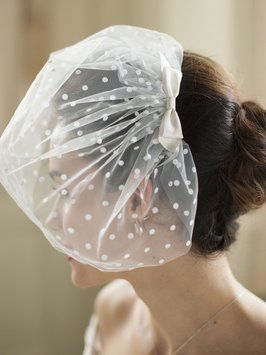 Polka Dot Veil With Satin Bow. Polka Dot Veil With Satin Bow on Tradesy Weddings (formerly Recycled Bride), the world's largest wedding marketplace. Price $85.00...Could You Get it For Less? Click Now to Find Out! Bridal Face Veil, Fun Veil, Polka Dot Veil, Birdcage Veils, Bridal Birdcage Veils, Rockabilly Wedding, 1950s Wedding, Secret Wedding, Face Veil