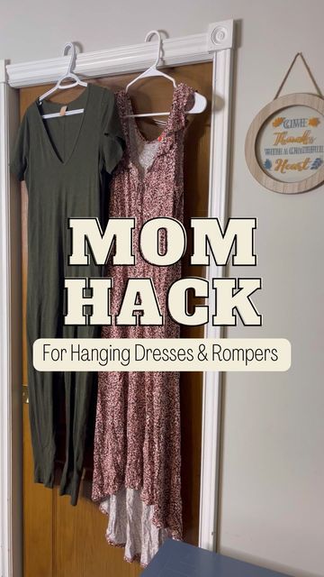 Long Dress Hanging Hacks, How To Hang Jumpsuits In Closet, How To Hang A Long Dress On A Hanger, How To Hang A Long Dress, Hang Long Dresses In Short Closet, Hanging Long Dresses In Short Closet, Hanging Long Dresses In Closet, Hang Long Dresses In Closet, How To Hang Long Dresses In Short Closet