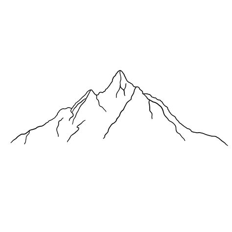 Alps Tattoo Simple, Mountain Range Outline, Simple Mountain Drawing, Mountain Line Tattoo, Minimal Mountain Tattoo, Mountain Outline Tattoo, Mountain Graphic Design, Mountain Logo Design, Nature Graphic Design