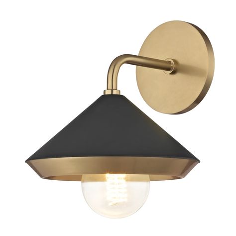 Marnie 1 Light Wall Sconce – BURKE DECOR Mid Century Modern Sconces, Globe Lamp, Contemporary Wall Sconces, Transitional Wall Sconces, Modern Sconces, High Walls, Hudson Valley Lighting, Wall Light Fixtures, Light Sconces