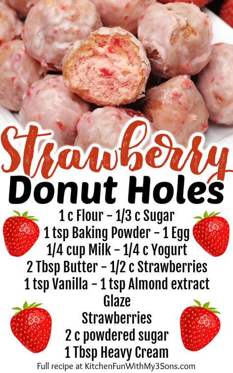 Recipes For Pampered Chef Donut Hole Pan, Blueberry Donut Holes Recipe, Donut Hole Pan Recipe, Baked Doughnut Holes Recipe Easy, Pampered Chef Donut Hole Recipes, Baked Donut Hole Recipes, Homemade Doughnuts Recipes, Donut Hole Maker Recipes, Donut Pan Recipes Healthy