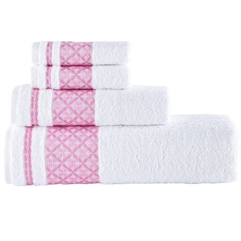 Graphically gorgeous, KAFTHAN's bath towel set feature sophisticated Byzantium and Ottoman motifs in various colors. They are made in Turkey with premium 100% cotton for luxurious softness and exceptional absorbency. The set is composed of 1 XL bath towel/sheet (35"x59") + 1 face/hand/hair towel (18"x 30") 2 washcloths (13"x13"). KAFTHAN's 600 GSM towels are manufactured in an OEKO-TEX Standard 100 factory, an independent certification system that ensures textiles meet high safety and environmen College Dorm Room Inspiration, College Dorm Room Decor, Linen Bath Towels, College Apartment Decor, Dorm Room Inspiration, Spa Towels, Turkish Cotton Towels, Quick Dry Towel, Hair Towel