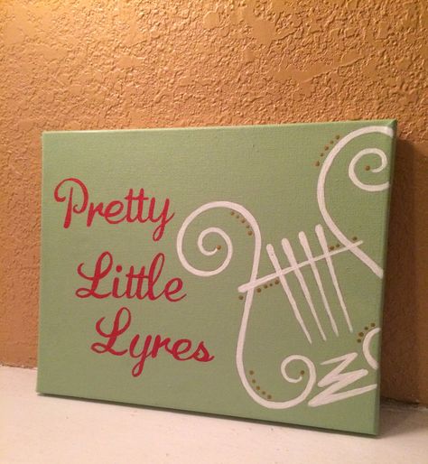 Pretty Little Lyres AXO Sorority Craft Canvas by NolaLolaDesigns, $15.00 Sorority Canvas Alpha Chi Omega, Axo Painting, Sorority Crafts Canvases, Axo Canvas, Sorority Canvas Ideas, Axo Sorority, Alpha Chi Omega Canvas, Chi Omega Canvas, Sorority Paintings