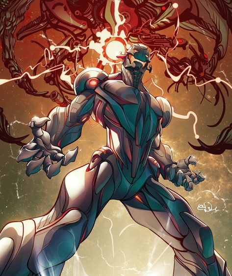 Ultron Comic, Marvel Legion, Sci Fi Outfit, Pokemon Zoroark, Ultron Marvel, Scary Images, Marvel Characters Art, Pokemon Oc, Marvel Villains